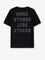 Pinko Cotton T-shirt with front lettering logo - Nero