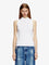 Diesel T-MOKKY-LS-MICRODIV stretch viscose tank top - Bianco