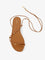 Celine Leather sandals with metal Triomphe logo - Sahara
