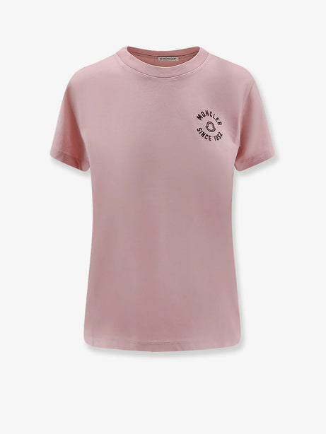 Moncler Organic cotton t-shirt - Rosa