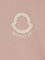 Moncler Cotton T-shirt with flocked logo on the front - Rosa