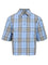 Burberry Check Cotton Shirt - Sky Blue