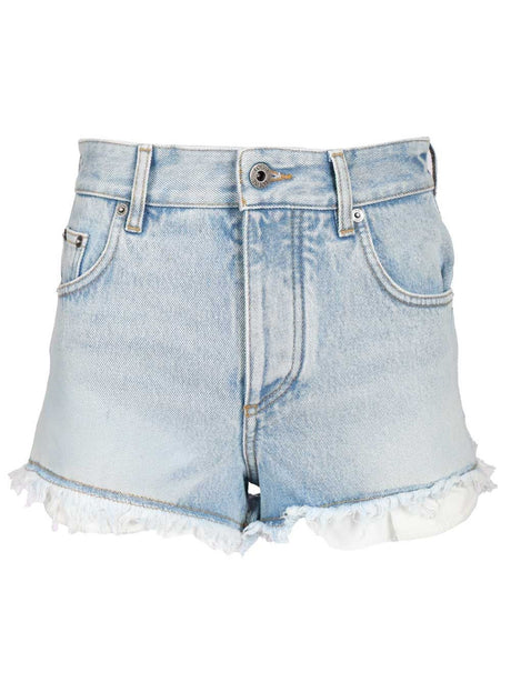 Loewe Paula'S Ibiza Denim Shorts - Sky Blue