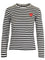 Comme Des Garcons Play Striped T-Shirt - Multi