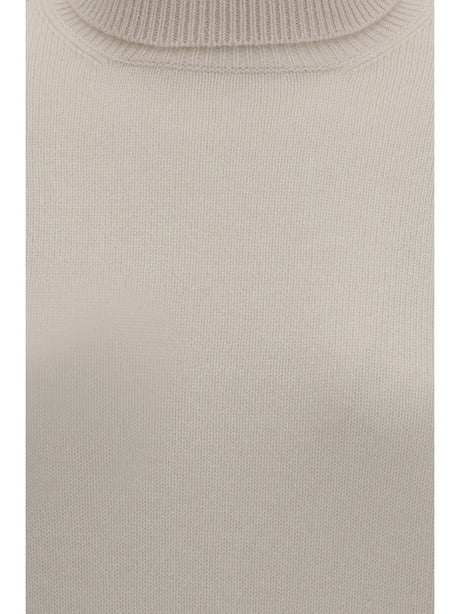 Brunello Cucinelli Cashmere turtleneck Sweater - English White