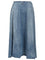 Diesel Wide Skirt In Fluid Denim - Blue
