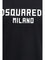 Dsquared2 T-shirt with “Dsquared2 Milano” logo printed - Black