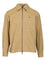 Burberry Check Cotton Zip-Up Shirt - Beige