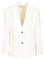 Ami Single-Breasted Jacket - White