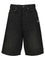 Balenciaga Jorts In Japanese Twill - Black