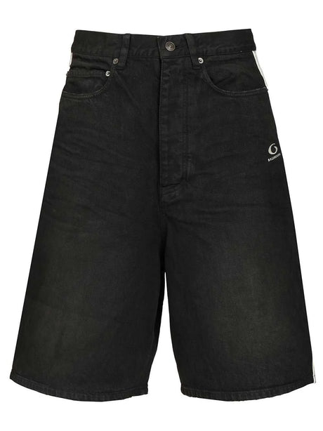 Balenciaga Jorts In Japanese Twill - Black