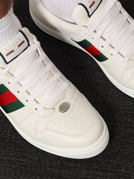 Gucci Screener leather sneakers - Great White