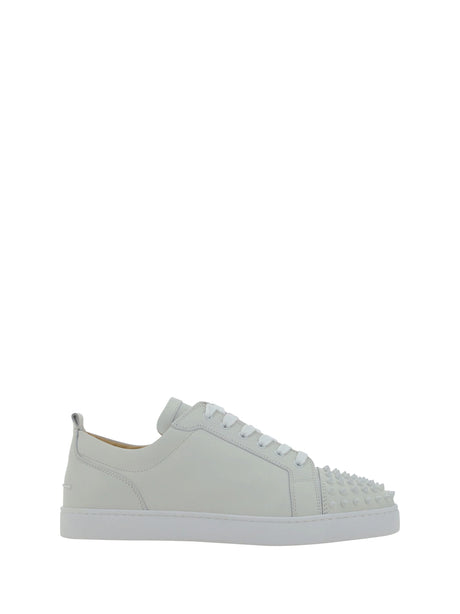 Christian Louboutin Louis Junior Spikes Sneakers - White/White