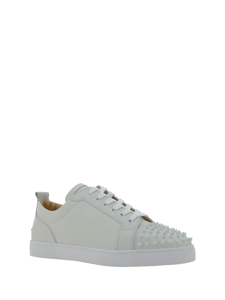 Christian Louboutin Louis Junior Spikes Sneakers - White/White