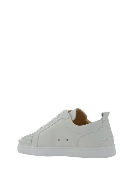 Christian Louboutin Louis Junior Spikes Sneakers - White/White