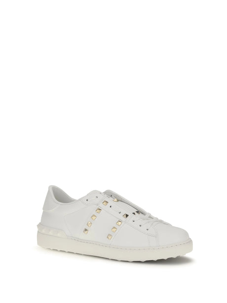 Valentino Garavani Rockstud Untitled Sneakers - White/White