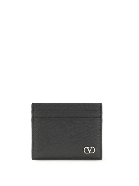 Valentino Garavani VLogo Signature Card Holder - Black