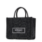 Barocco Athena Small Calfskin Shopper Bag - Black