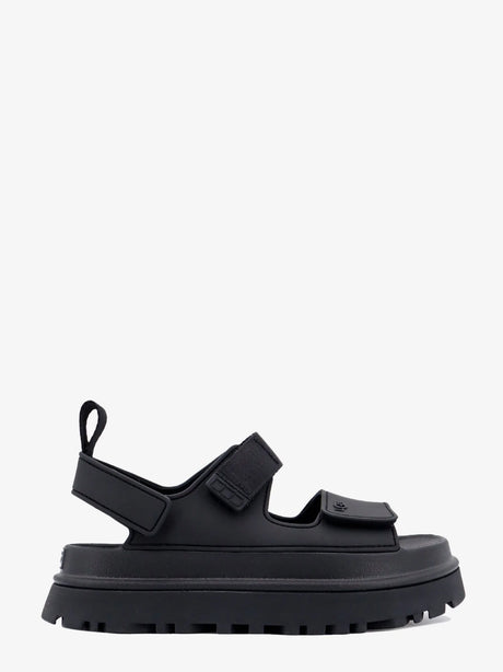 Ugg Rubber sandals with embossed logo - Nero