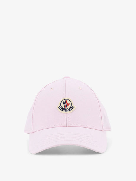 Moncler Cotton baseball hat - Rosa