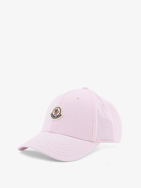 Moncler Cotton baseball hat - Rosa