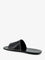 Toteme Low leather sandals with metal studs on the sides - Black