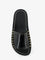 Toteme Low leather sandals with metal studs on the sides - Black