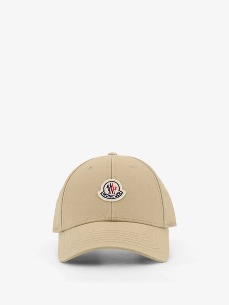 Moncler Cotton baseball hat - Beige