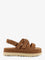 Ugg Goldenstar Gleam sandals in suede - Marrone