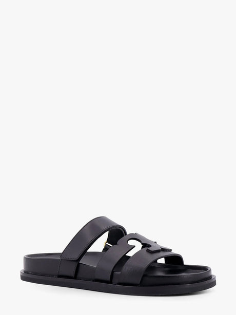 Tory Burch Ines leather sandals - Dustyalmond