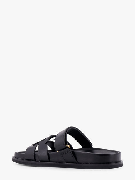 Tory Burch Ines leather sandals - Dustyalmond
