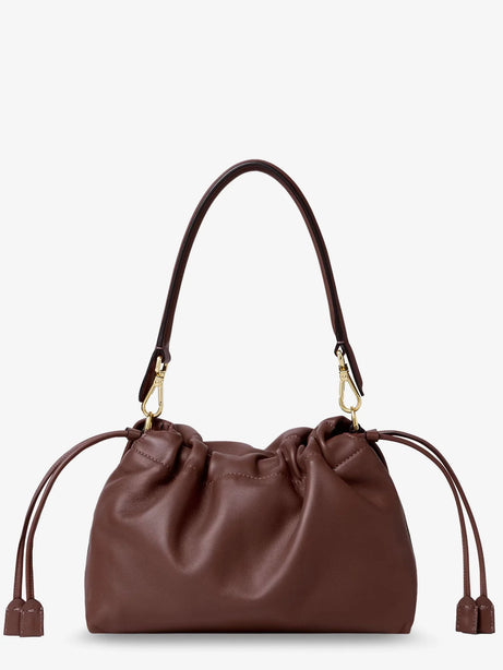 Fendi Mamma Baguette Medium leather crossbody bag - Mogano Os