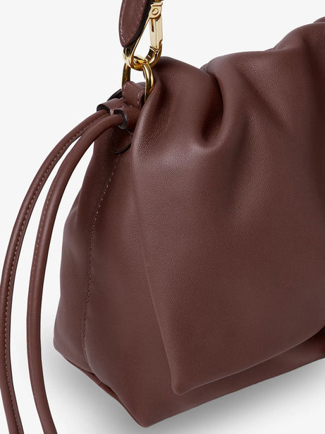 Fendi Mamma Baguette Medium leather crossbody bag - Mogano Os