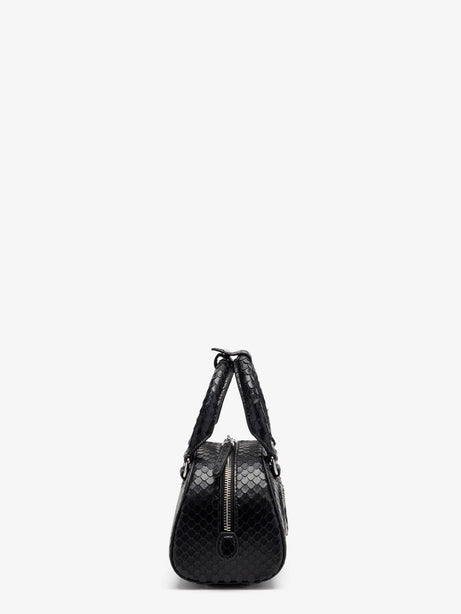 Diesel 1DR Dome python leather crossbody bag - Black