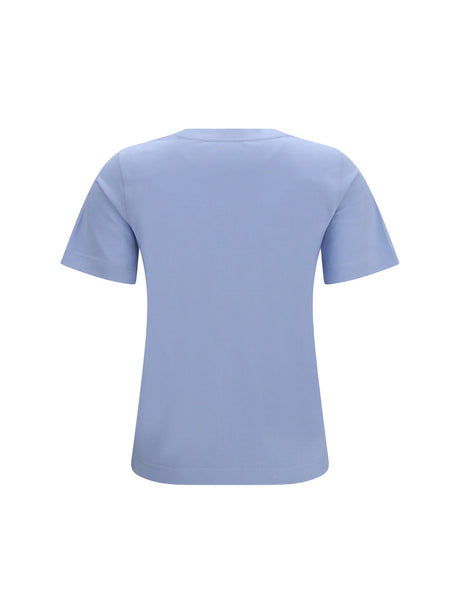 Burberry Embroidered logo cotton T-shirt - Sunbleached Blue