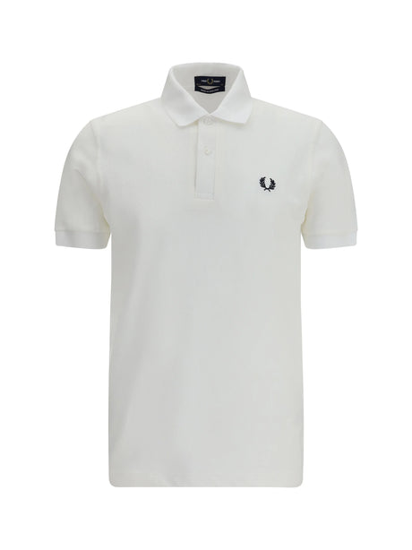 Fred Perry M3 cotton piqué Polo - White