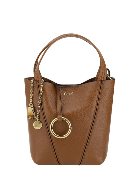 Chloé Spin Shoulder Bag - Clay Brown