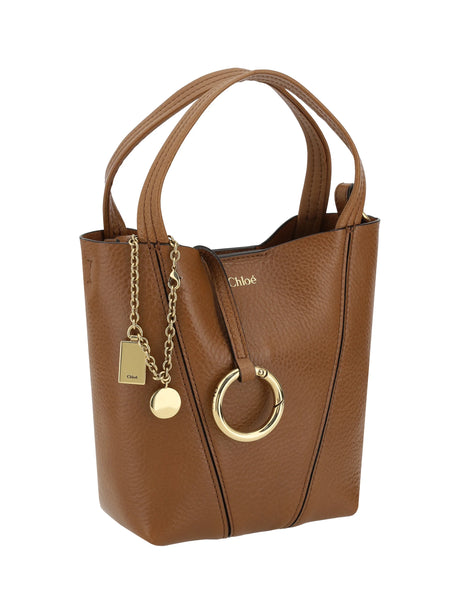 Chloé Spin Shoulder Bag - Clay Brown