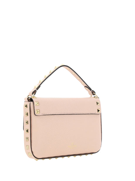 Valentino Garavani Rockstud mini Pouch - Rose Quartz
