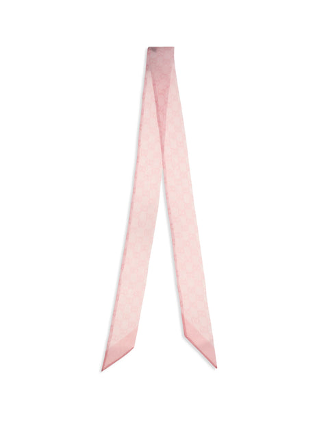 Gucci Printed silk Twill Scarf - Roseate/Pink