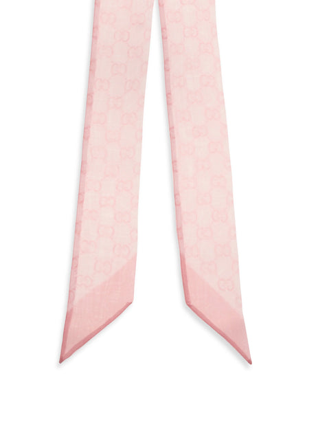 Gucci Printed silk Twill Scarf - Roseate/Pink