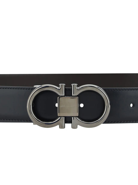 Ferragamo Gancini Belt - Black