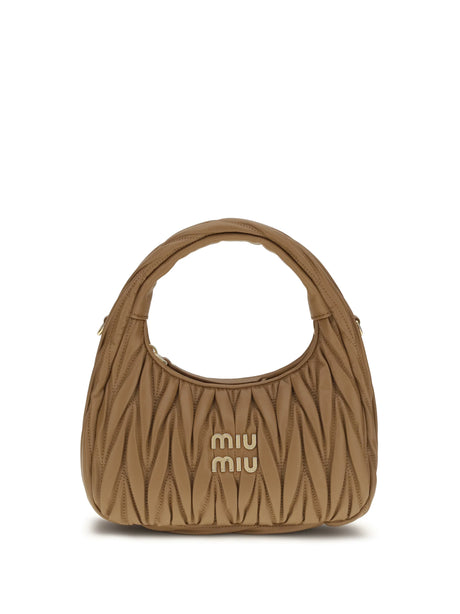 Miu Miu Wandler Hobo Handbag - Caramel