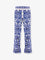 Dolce & Gabbana Silk trousers with majolica print - Blu