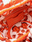 Dolce & Gabbana Maiolica shoulder bag in leather and raffia - Orange