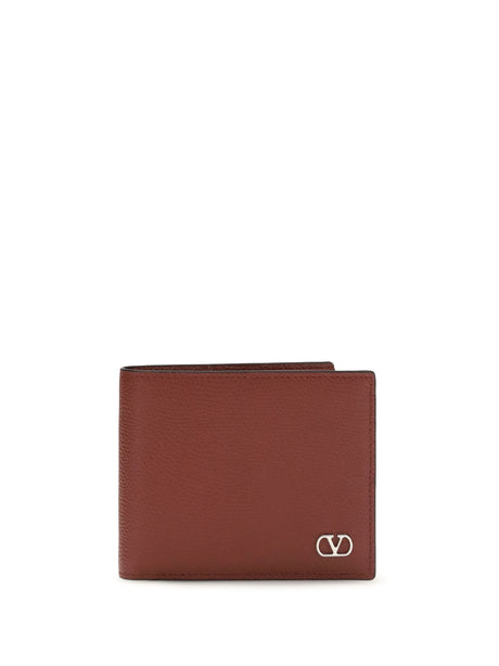 Valentino Garavani VLogo Signature Wallet - Blood Red