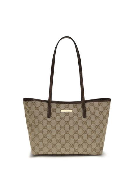 Gucci Large Tribeca Tote Bag - Vintag.Sand/Dk Brown