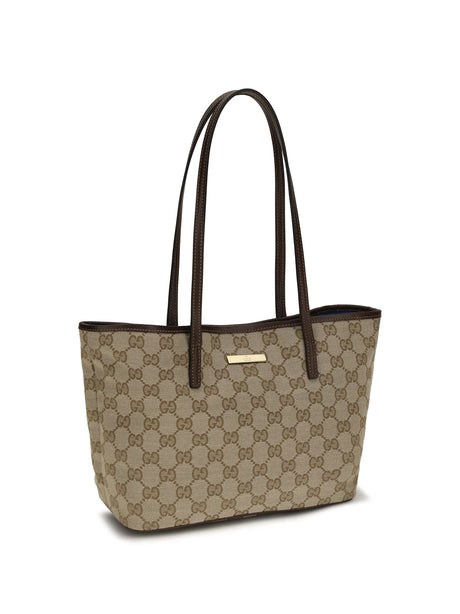 Gucci Large Tribeca Tote Bag - Vintag.Sand/Dk Brown