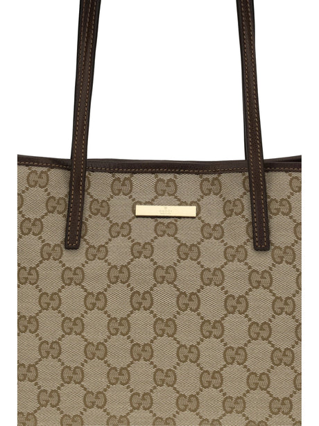 Gucci Large Tribeca Tote Bag - Vintag.Sand/Dk Brown