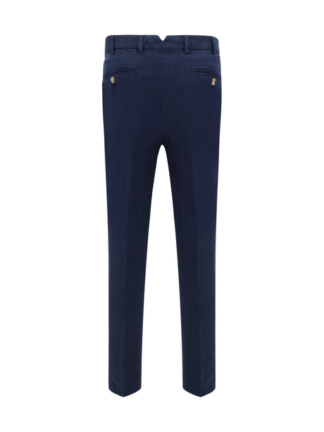 Brunello Cucinelli Dyed cotton Pants - Navy